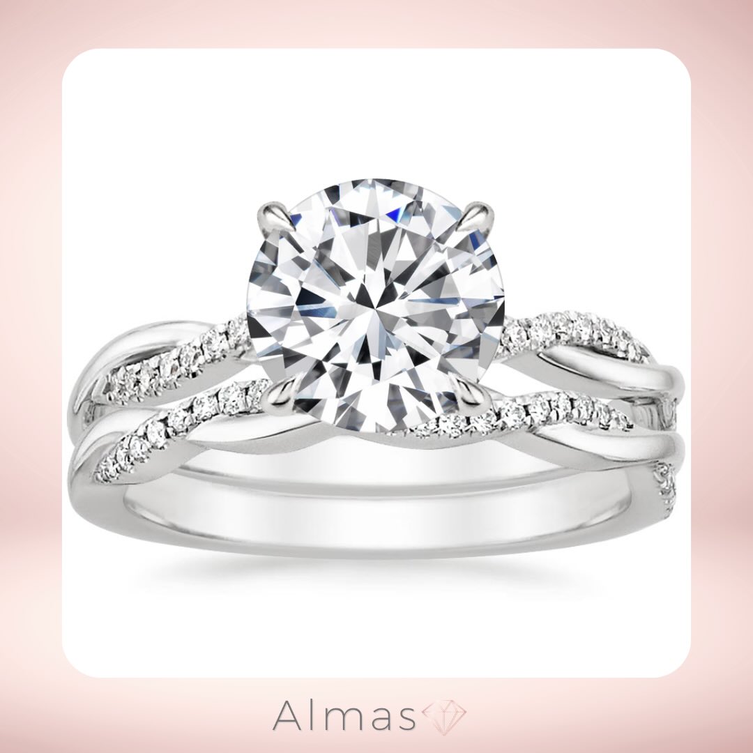 Round-cut ring inspiration by Almas